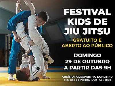 São Vicente promove Festival Kids de Jiu Jitsu para 500 crianças