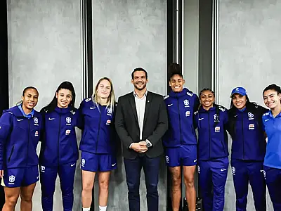 Novo presidente da CBF projeta mais investimentos no futebol feminino