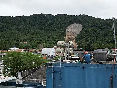Defesa Civil faz simulação de novo sistema de sirenes para alerta de temporais
