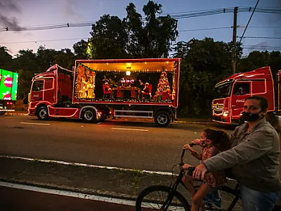 Praia Grande recebe Caravana da Coca-Cola no dia 5 de dezembro