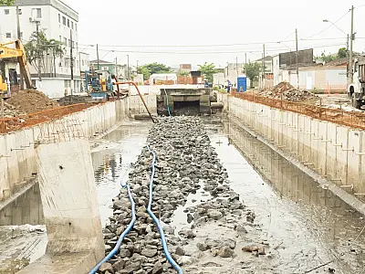 Primeira grande obra de combate às enchentes da história tem 50% dos trabalhos concluídos