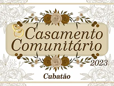 'Casamento Comunitário' tem inscrições prorrogadas até dia 10 de novembro