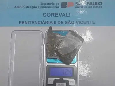 P2 de São Vicente intercepta droga com filha de custodiado em dia de visita