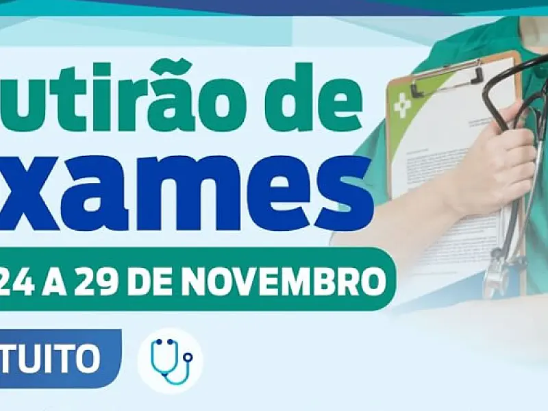 Cubatão promove mutirão de exames de imagem de 24 a 29 de novembro