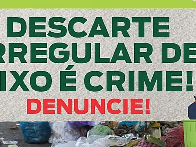 Munícipes podem denunciar descarte irregular de lixo nas vias de Cubatão