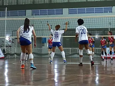 Vôlei Feminino de Santos vence na estreia dos Joguinhos da Juventude