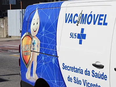 São Vicente divulga programação do Vacimóvel para o mês de maio