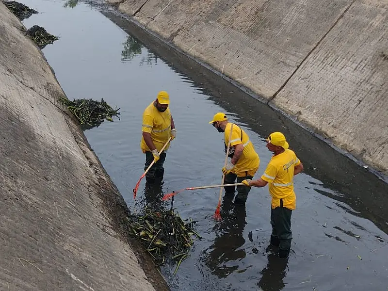 Cidade realiza limpeza de mais de 16 km de canais