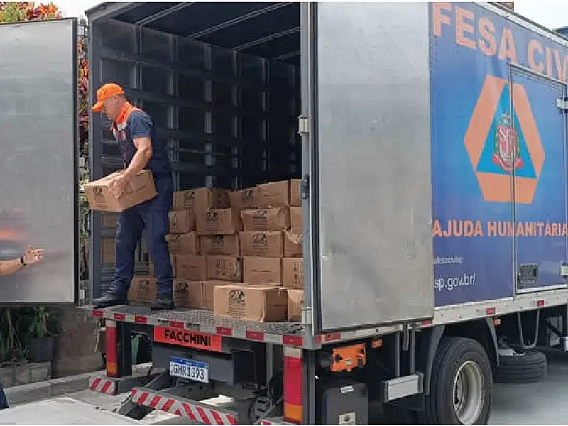 SP envia mais de 1500 itens de ajuda humanitária a cidades atingidas pelas chuvas