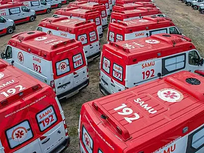 São Paulo ganha 199 novas ambulâncias do Samu para renovação da frota e ampliação do serviço