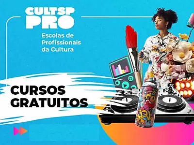 CULTSP PRO lança 1.166 vagas de cursos gratuitos no Estado de São Paulo