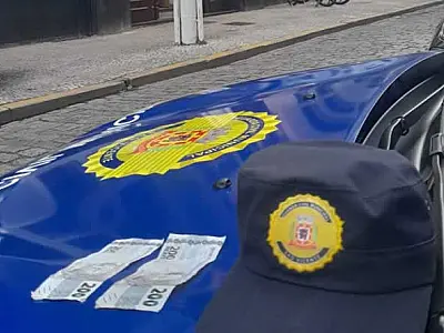GCM de São Vicente encaminha indivíduo por posse de notas falsas à Polícia Federal