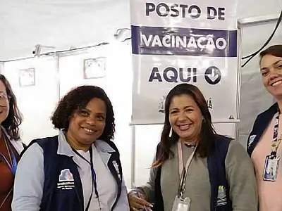 Campanha de vacinação durante o Festão imuniza 129 pessoas e terá nova edição nesta sexta-feira (18)