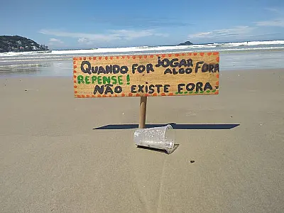 Guarujá avança na criação do Plano Municipal de Combate ao Lixo no Mar