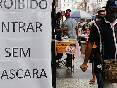 Rio de Janeiro flexibiliza uso da máscara contra a Covid-19