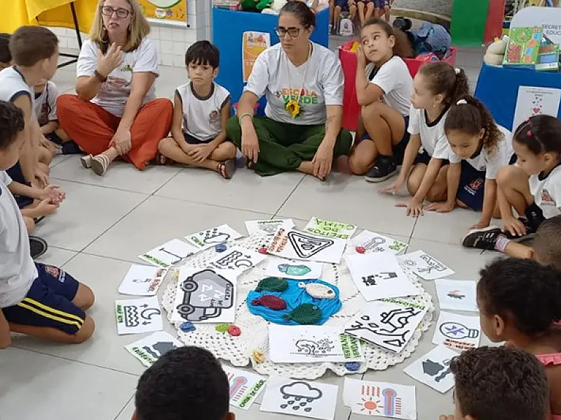 Programa Escola Verde em São Vicente aborda consequências das mudanças climáticas