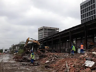 Obras do Parque Valongo, em Santos, avançam com serviços de infraestrutura