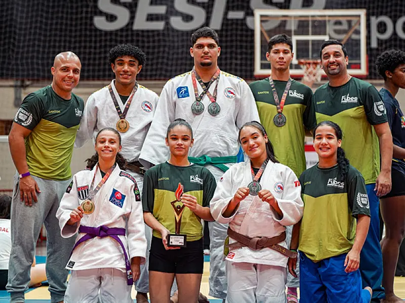 Judô garante primeiro troféu para Santos nos Jogos da Juventude