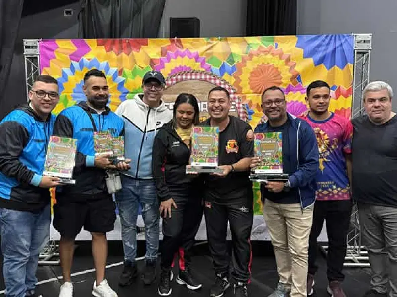 Em disputa acirrada, Paixão Caiçara é campeã e coroa final do Festival de Quadrilhas de São Vicente