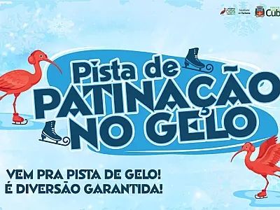 Pista de patinação no gelo funciona até 21 de fevereiro no Parque Anilinas