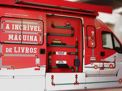 Máquina que transforma livro já lido em outro chega em Santos
