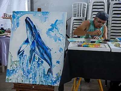 Em Bertioga, Barco Escola 'Arca do Saber' leva membros do movimento EcoSol