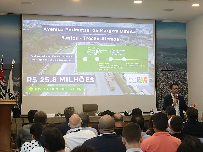 Investimentos de R$ 12,6 bilhões beneficiam projetos de Santos nos próximos anos