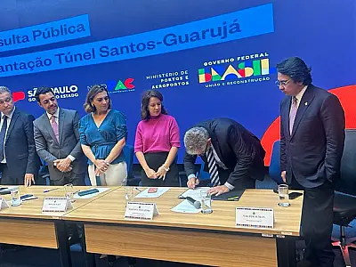 Governador Tarcísio de Freitas aceita incorporar sugestão de anel viário proposto por Guarujá