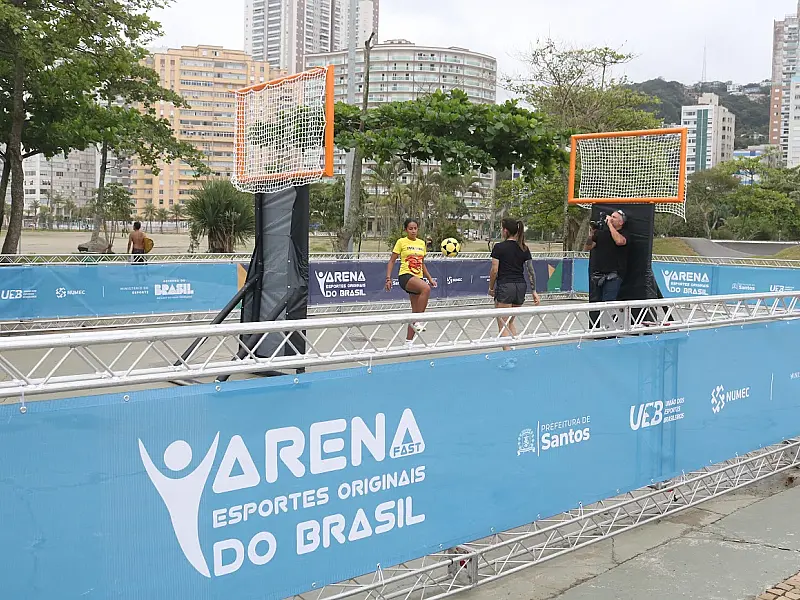 Evento no Novo Quebra-Mar, em Santos, apresenta esportes brasileiros e pouco conhecidos