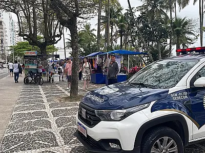 Guarujá tem queda de 34% nos índices de roubos
