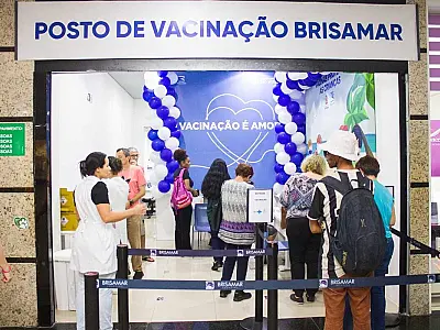 Posto de vacinação do Brisamar Shopping abre no feriado de Carnaval