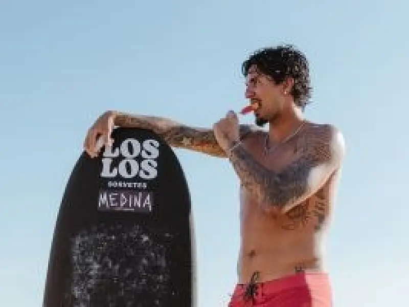 De Maresias para o mundo: Gabriel Medina é anunciado como primeiro embaixador da Sorvetes Los Los