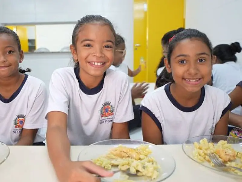 São Vicente está entre 12 municípios do mundo a participar de plataforma de merenda sustentável