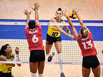 Brasil oscila e sofre revés para Canadá na Liga das Nações Feminina