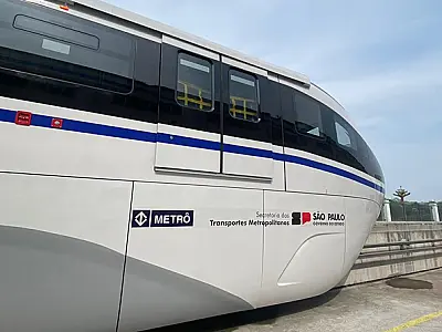 Linha 17: veja a operação de SP para a chegada de 80 toneladas em vagões de trem vindos da China