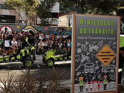 Minicidade do Trânsito de Santos é opção de lazer e educação nas férias de janeiro