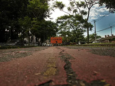 Começam obras de revitalização da ciclovia da Afonso Pena em Santos