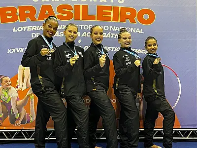 Ginástica Rítmica de Santos se destaca em competições nacionais e internacionais