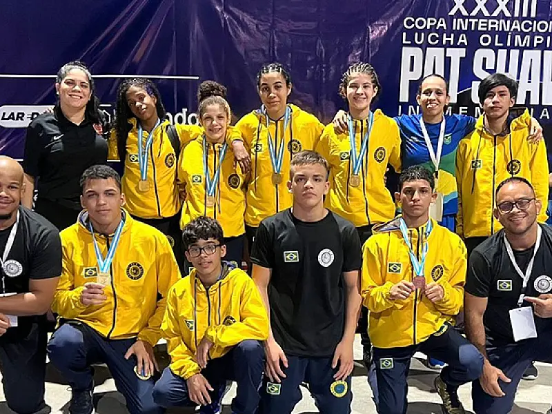 Wrestling Sub-15 brasileiro está em El Salvador para disputar o Pan-Americano 2024
