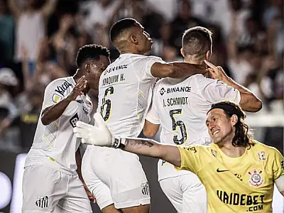 Santos sob os olhos de Neymar confirma boa fase, vence o Corinthians e aumenta crise no rival