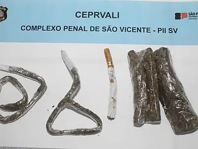Jovem é impedida de entrar na P2 de São Vicente ao ser flagrada com droga