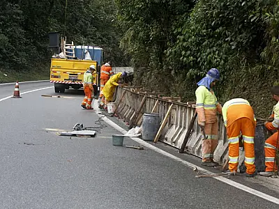 Sistema Anchieta-Imigrantes recebe obras de conservação em todos os trechos
