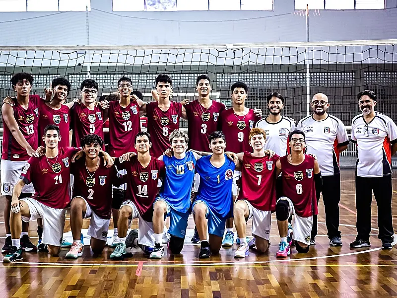 Vôlei masculino sub 17 de PG vence fora de casa pelo Campeonato Paulista