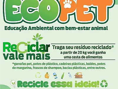 Cubatão promove ação EcoPet com foco em meio ambiente e bem-estar animal neste sábado (18)