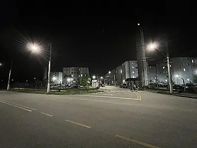Cantagalo e Santa Rosa ganham nova iluminação de LED