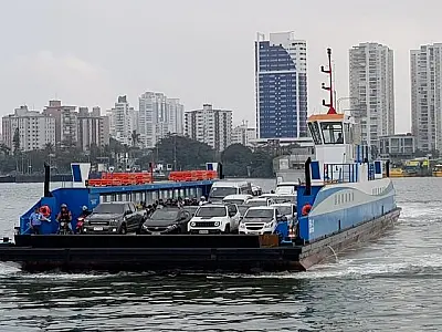 Após crítica de Santos e Guarujá, governo de SP suspende edital de concessão de travessias de balsas