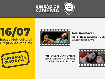 Ponto MIS volta a exibir filmes de forma gratuita no Espaço Multicultural