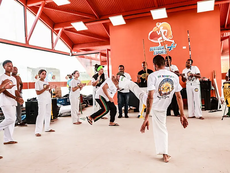 Bertioga realiza seletiva de capoeira no Ginásio no Municipal da cidade