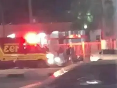 Incêndio atinge comércio e assusta moradores do bairro da Aparecida, Santos