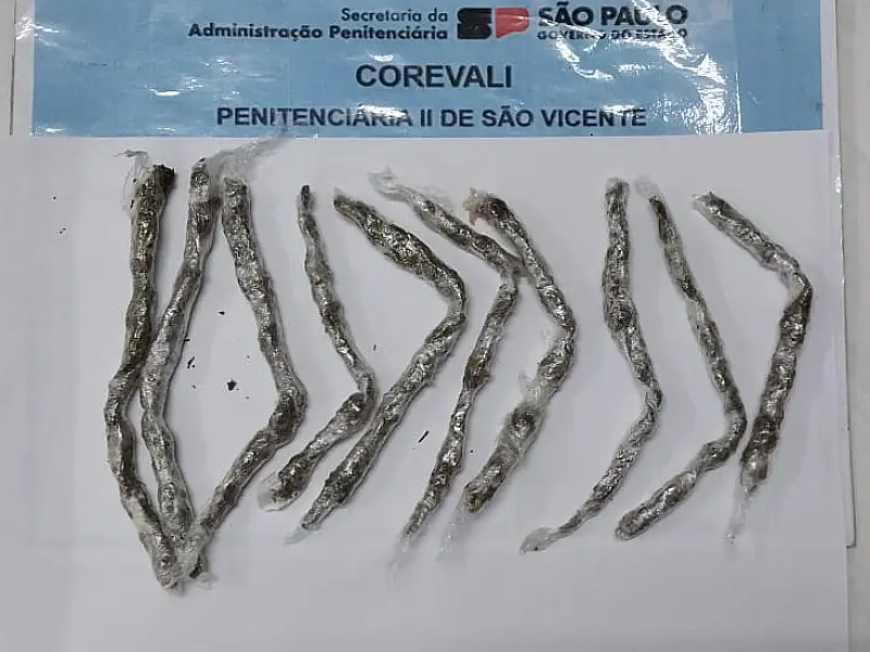 Estabelecimentos penais de São Vicente contabilizam flagrantes de ilícitos com visitantes de presos